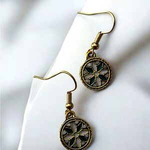 Dangle Gold-Tone Earrings